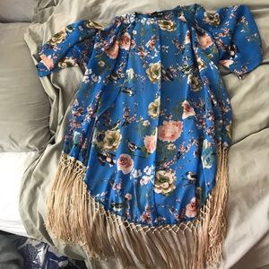 Flowy kimono